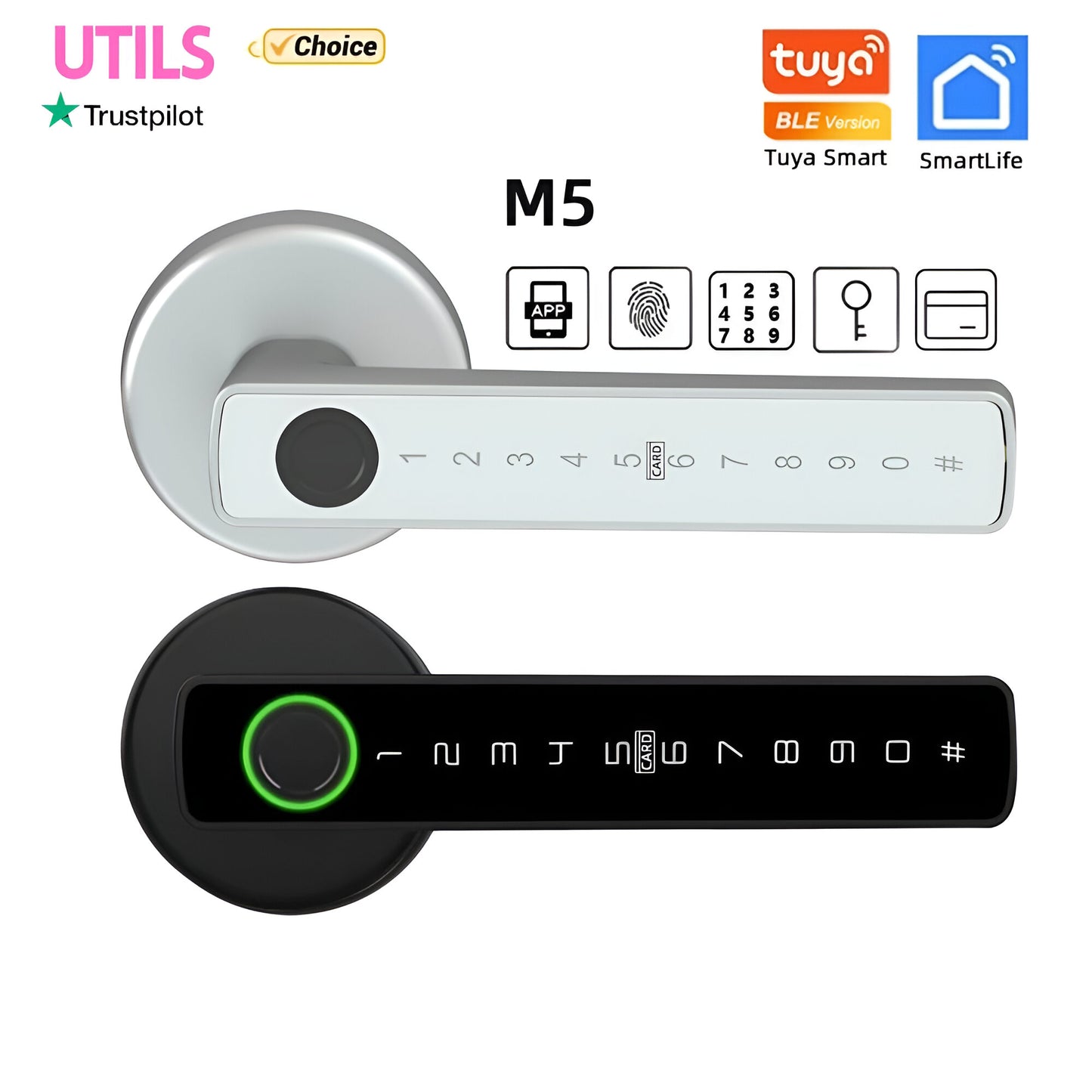 UTILS™-Digital Fingerprint Door Lock